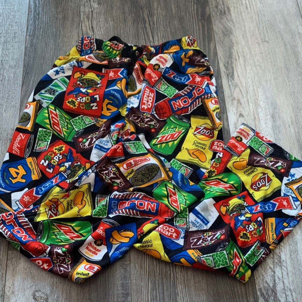 Zoo York Colorful Graphic Print Pants